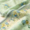 Mint Green Floral Printed Ladies Dupatta